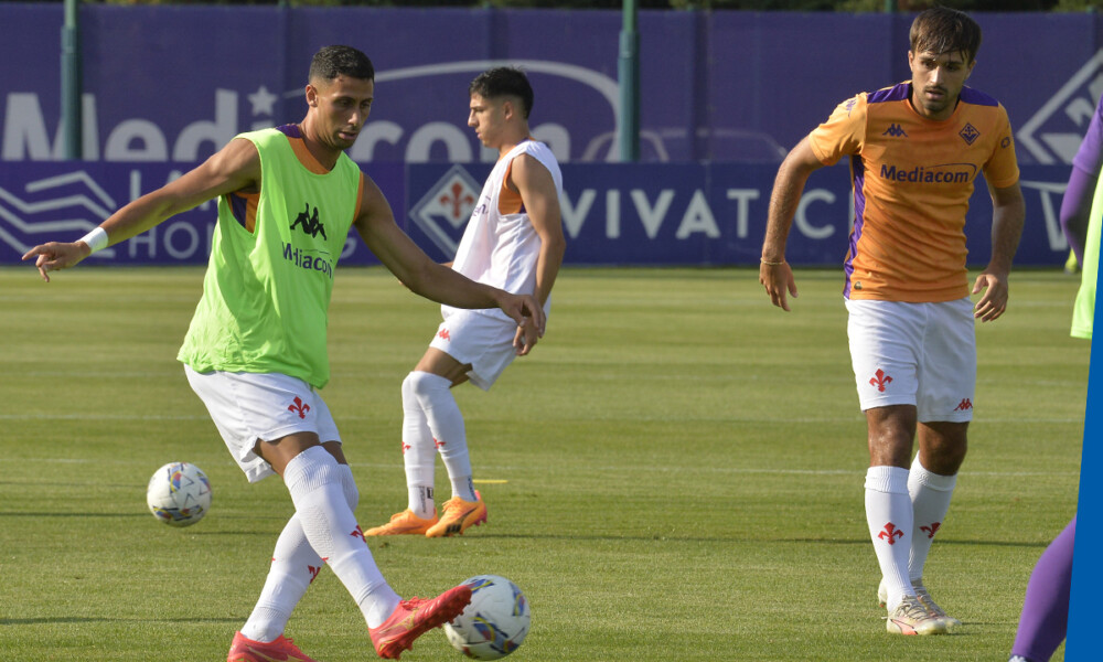 FIORENTINA 14-07-2024 VIOLA PARK RITIRO PRE CAMPIONATO 2024-2025 MANDRAGORA E LUCA RANIERI GALASSI SILVANO/SILPRESS
