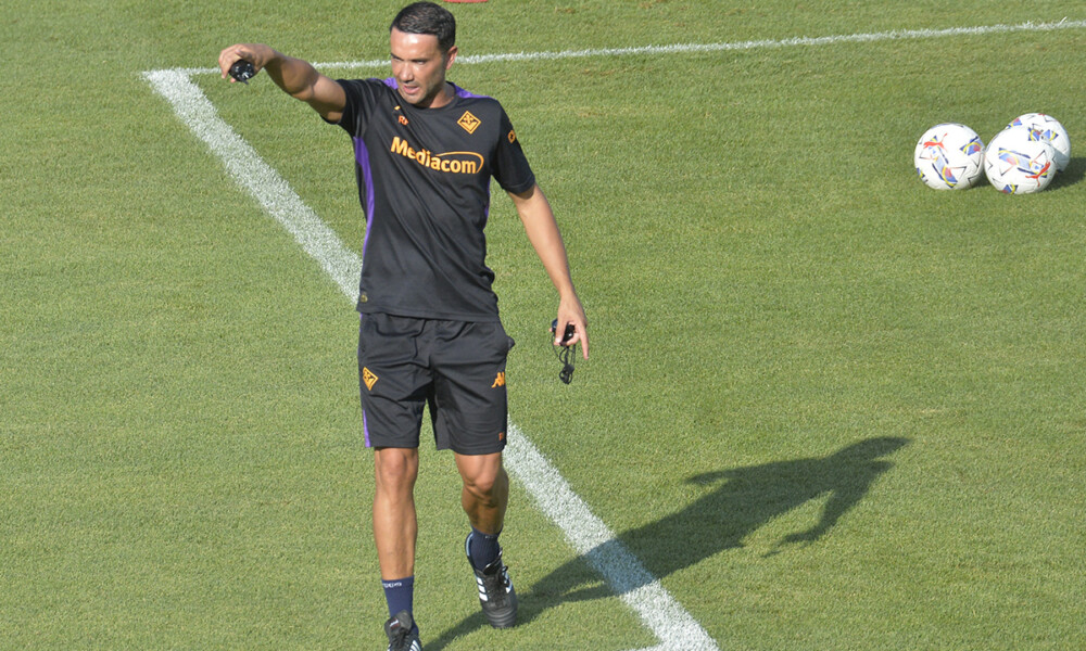 FIORENTINA 17-07-2024 VIOLA PARK RITIRO PRE CAMPIONATO 2024-2025 RAFFAELE PALLADINO GALASSI SILVANO/SILPRESS
