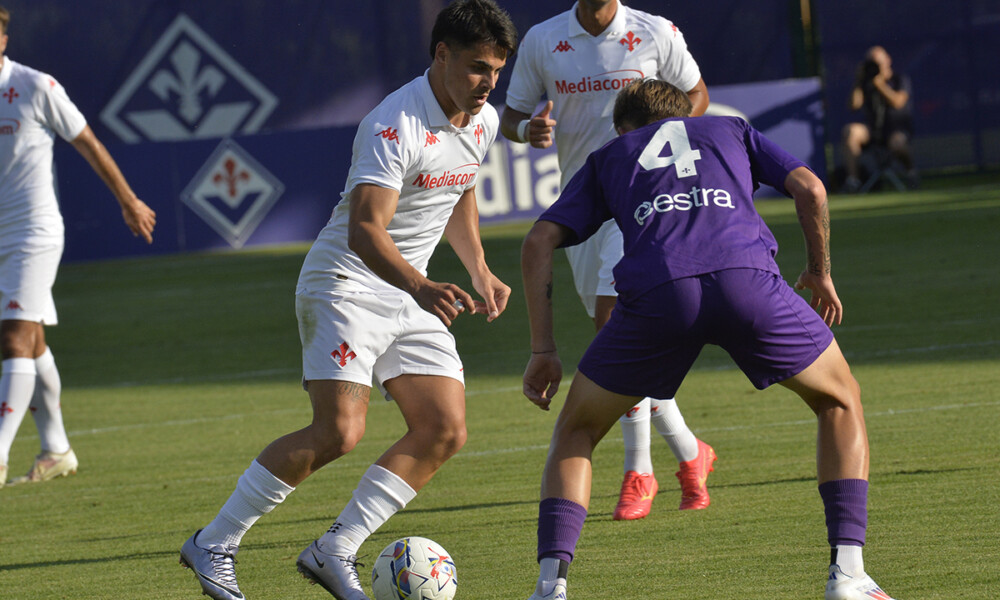 FIORENTINA 14-07-2024 VIOLA PARK RITIRO PRE CAMPIONATO 2024-2025 RICCARDO SOTTIL GALASSI SILVANO/SILPRESS