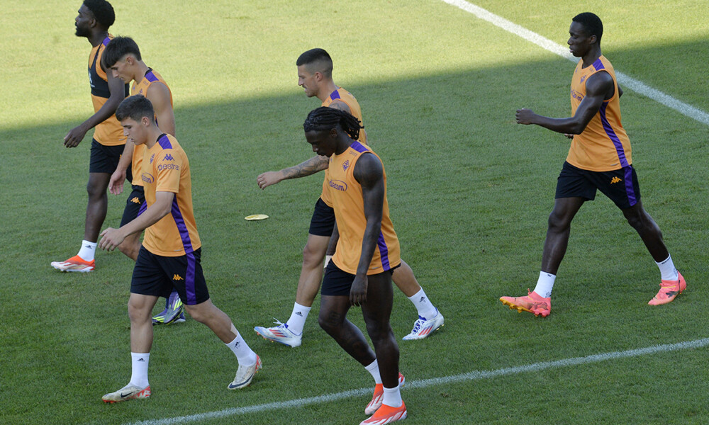 FIORENTINA 17-07-2024 VIOLA PARK RITIRO PRE CAMPIONATO 2024-2025 bKEAN, BIRAGHI E KAYODE GALASSI SILVANO/SILPRESS