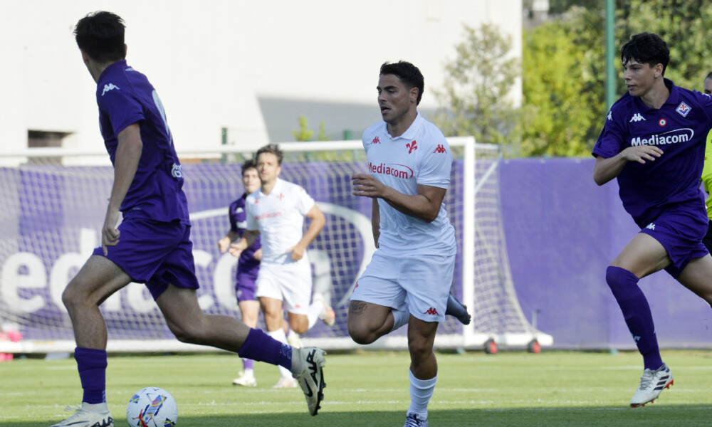 FIORENTINA 14-07-2024 VIOLA PARK RITIRO PRE CAMPIONATO 2024-2025 RICCARFDO SOTTIL GALASSI SILVANO/SILPRESS