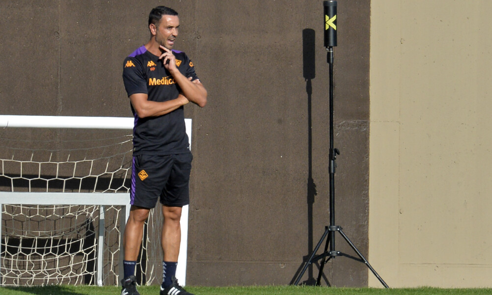 FIORENTINA 14-07-2024 VIOLA PARK RITIRO PRE CAMPIONATO 2024-2025 RAFFELE PALLADINO GALASSI SILVANO/SILPRESS