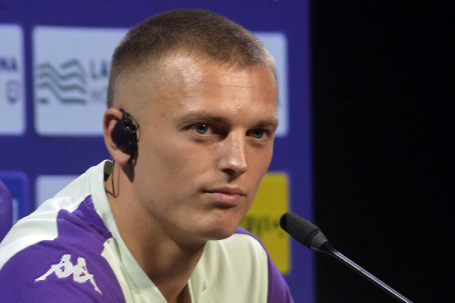 FIORENTINA 20-08-2024  PRESENTAZIONE DI GUDMUNDSSON.   GALASSI SLVANO/SILPRESS