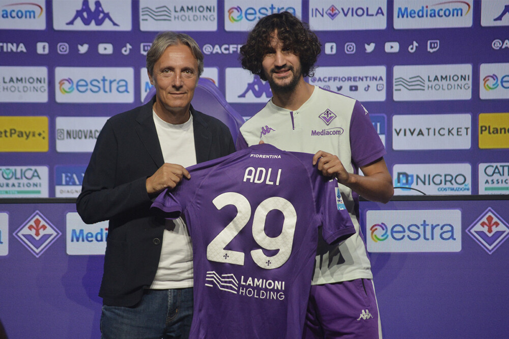 FIORENTINA 03-09-2024 FERRARI PRESENTA ADLI. GALASSI SILVANO/SILPRESS