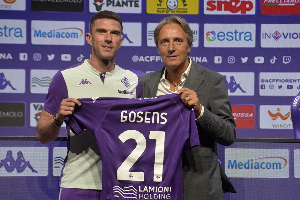 FIORENTINA 11-09-2024  ALESSANDRIO FERRARI RESENTA   GOSENS. GALASSI SILVANO/SILPRESS
