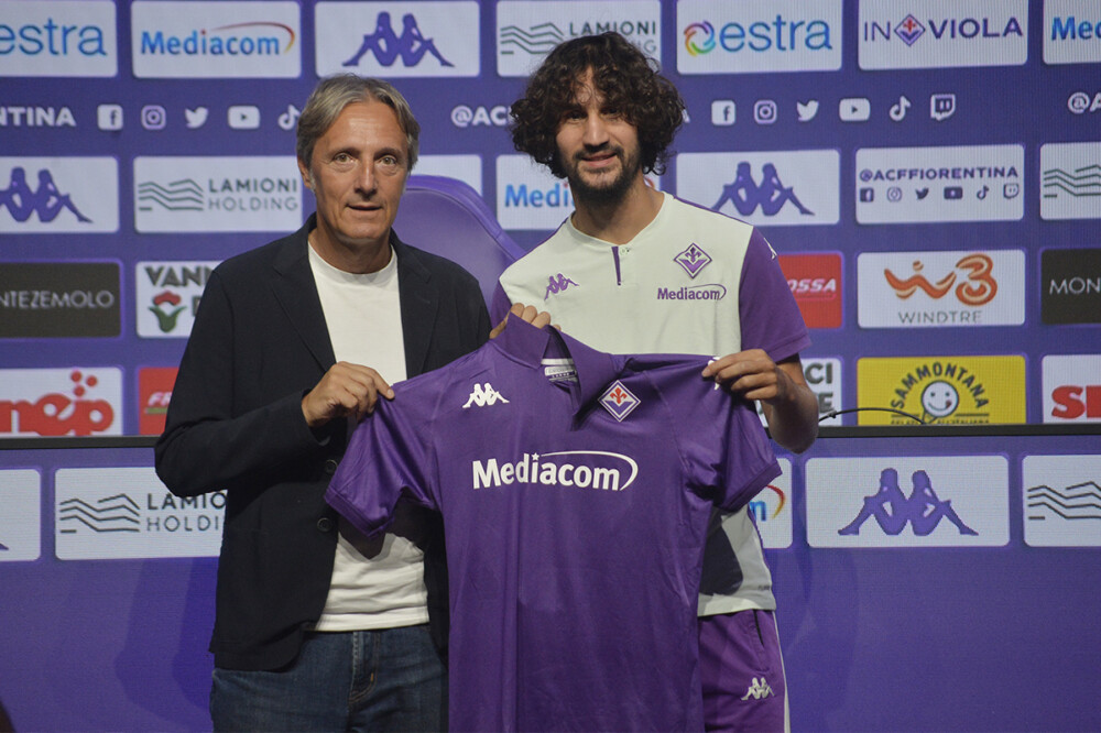 FIORENTINA 03-09-2024 FERRARI PRESENTA ADLI. GALASSI SILVANO/SILPRESS