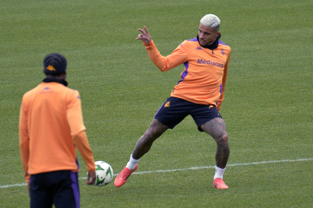 FIORENTINA -18-12-2024  RIFINITURA PER LA GARA CONTRO IL VITORIA GUIMARAES. DODO GALASSI SLVANO/SILPRESS